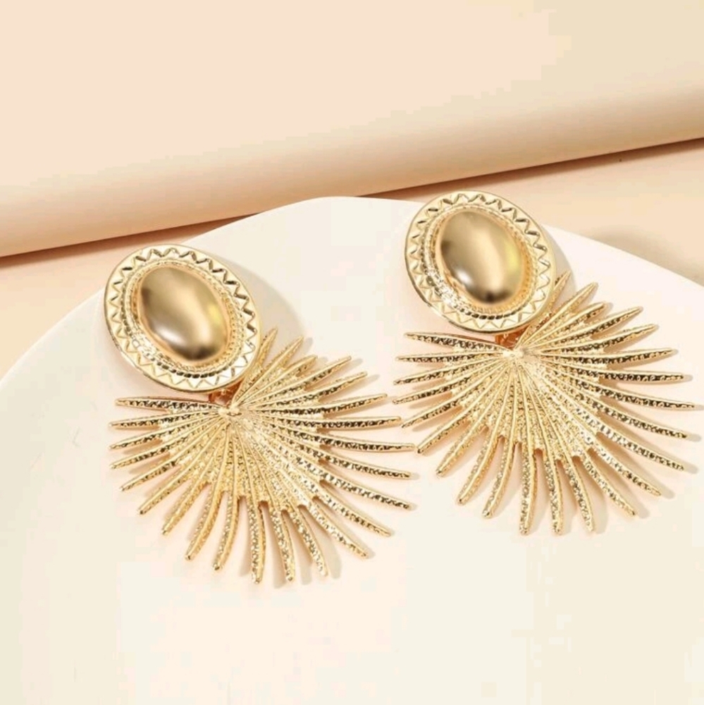 Gold Geometric Earrings